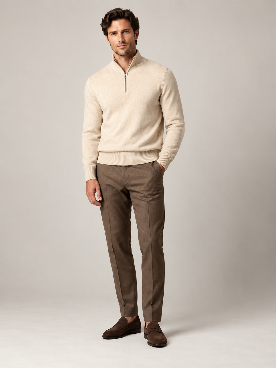 Nineteen Sixteen Quarter-Zip Knit