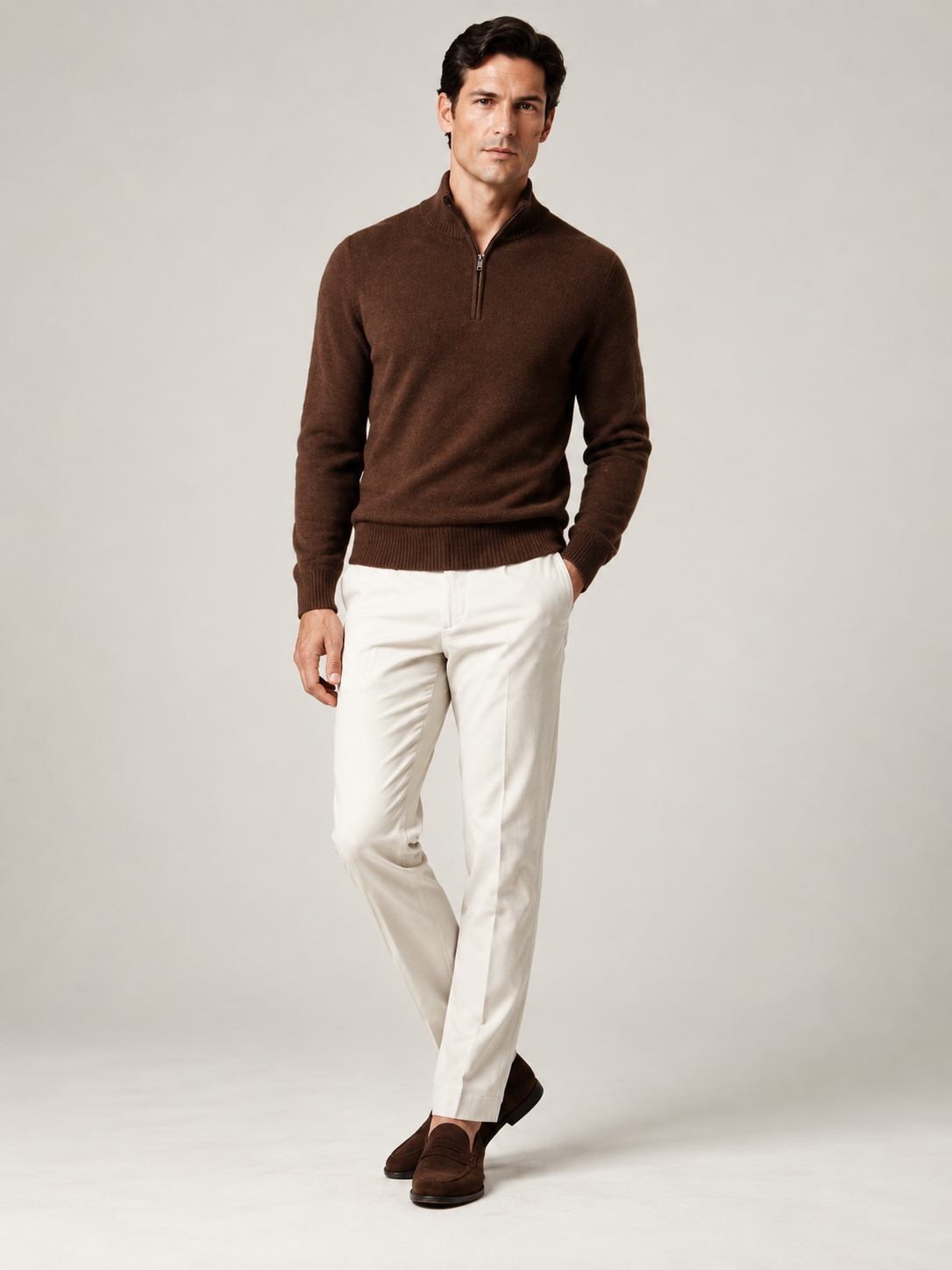 Nineteen Sixteen Quarter-Zip Knit