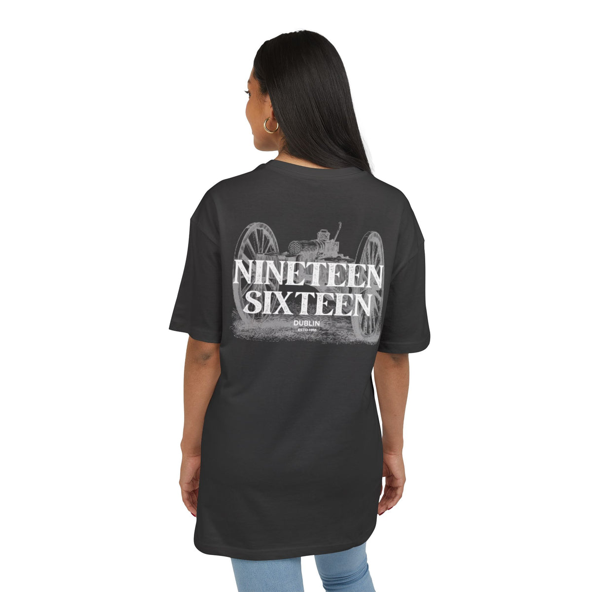 1916 Unisex Oversize Tee, Vintage T-Shirt, Cannon Graphic Tee