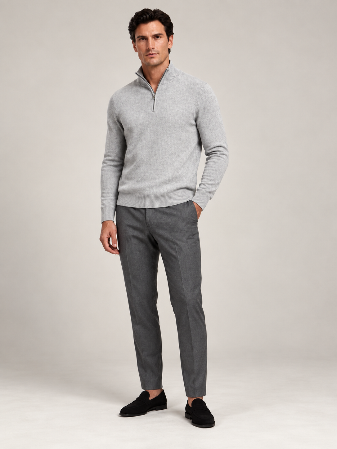 Nineteen Sixteen Quarter-Zip Knit